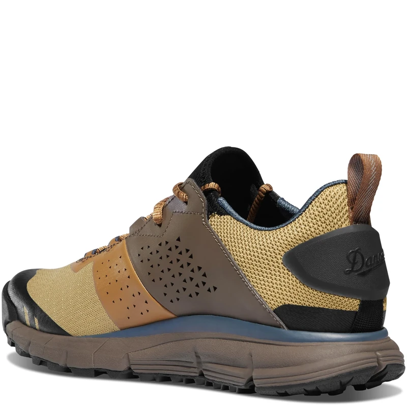 Danner Trail 2650 Campo 3" Hiking Shoes for Men - Leather and Textile Upper with Mesh Lining, Comfort Footbed, PlyoGo Midsole, and Traction Outsole, Brown/Orion Blue - 8 D