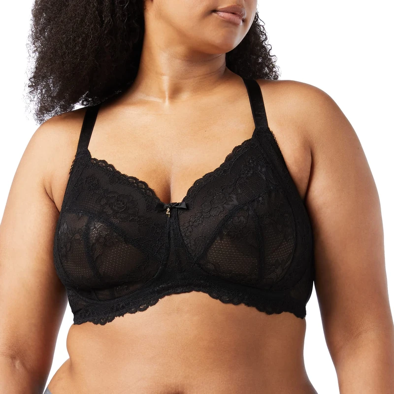Gossard Superboost Non-Padded Plunge Bra Black 30E - Image 1