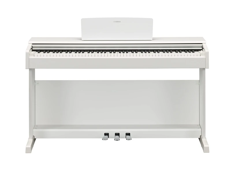 Yamaha ARIUS YDP-145 Digital Piano - Classic and Elegant Home Piano for Beginners and Hobbyists, in White
