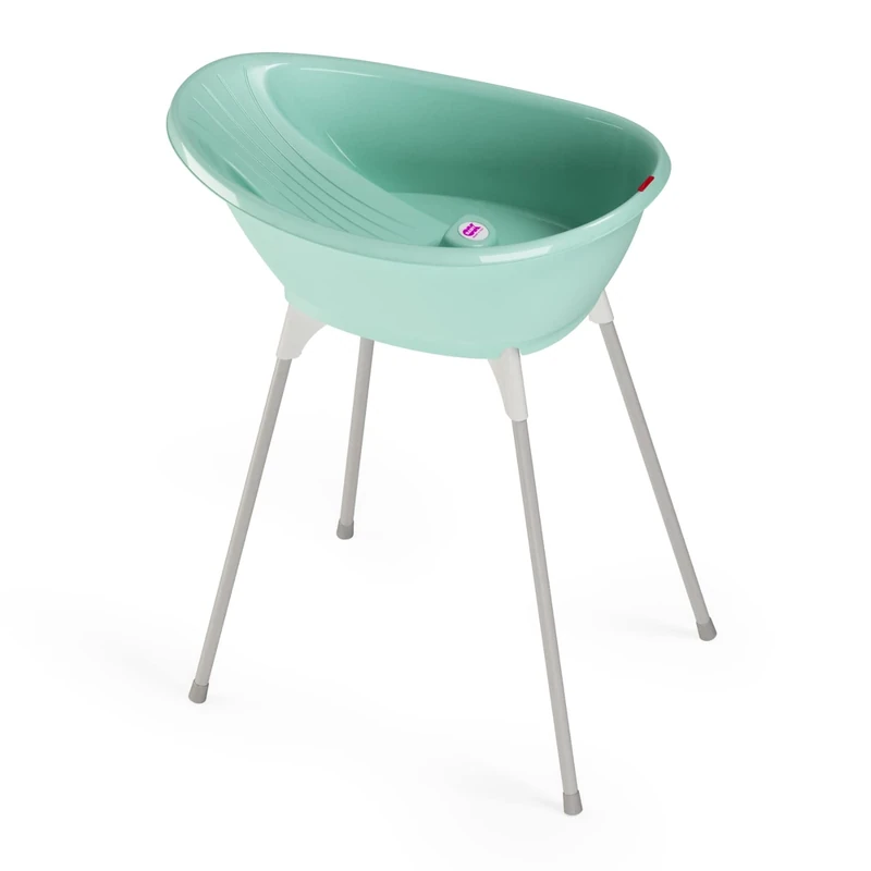 OKBABY Bella 39251500 Cosy Bath Kit with Holder for Newborns and Babies from 0-12 Months - Light Blue