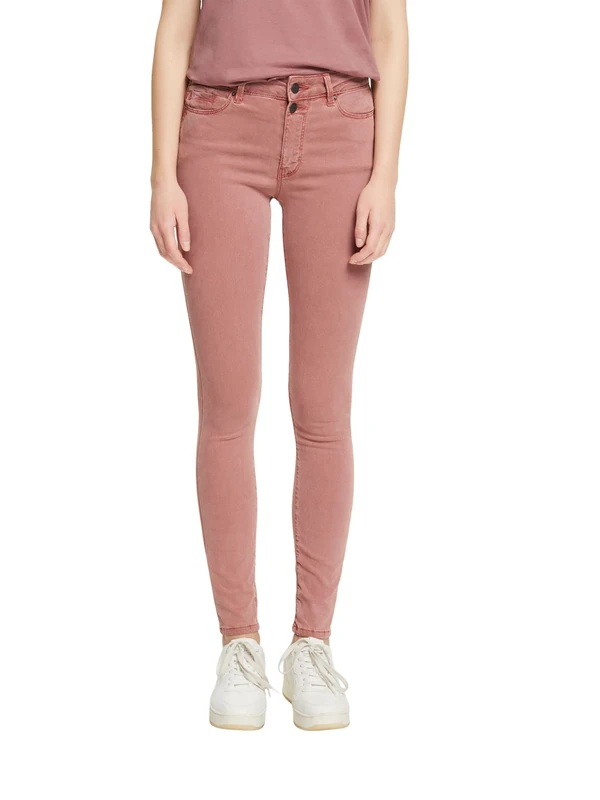 ESPRIT Women's 992EE1B347 Trousers, 805/Terracotta, 29/34