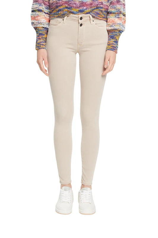 ESPRIT Women's 992EE1B347 Trousers, 285/Sand, 31/30