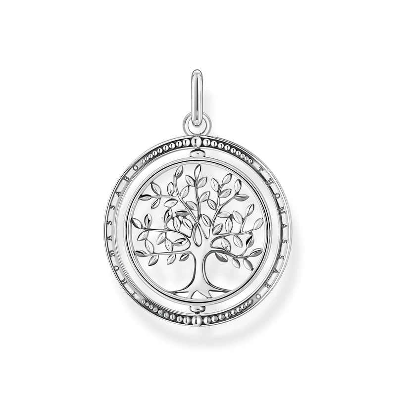 THOMAS SABO Pendant Tree of love silver 925 Sterling Silver, Blackened