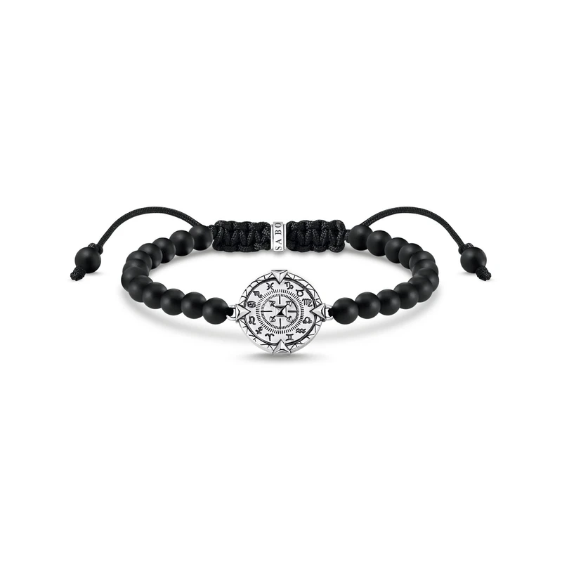 Thomas Sabo Bracelet Elements of Nature Silver 925 Sterling Silver, Blackened