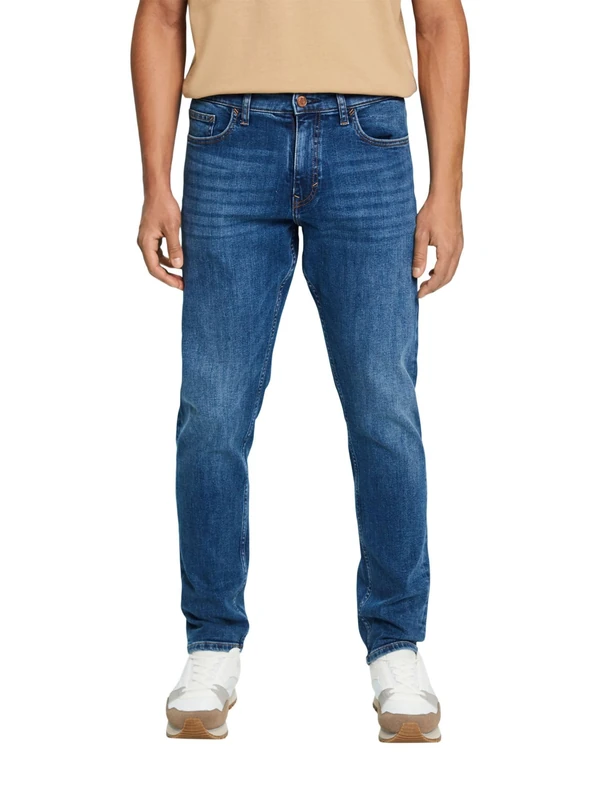 ESPRIT Men's Jeans, 902/Blue Medium Wash, 31 W/34 L - Image 1