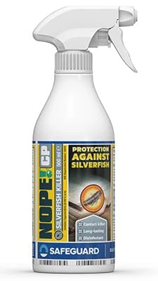 NOPE! CP Silverfish Killer Spray - 500ml - Spray Long-Lasting, Fast Acting for Indoor and Outdoor use (500 ML)