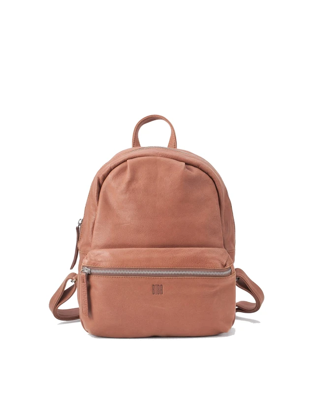 BIBA | Handbag for Woman from Genuine Leather, Backpack Bag Leather Jersey X JEX7L, Long Handle, Zip Closure, Genuine Cowhide Leather, Leather Color