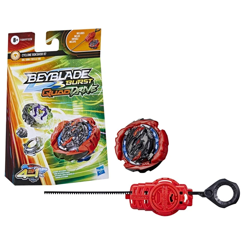 Hasbro - Beyblade Quad Drive Pack Peony and Launcher, Multicoloured (F3338EU4) - Image 1