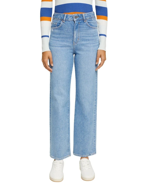 edc by Esprit Women's 082CC1B316 Jeans, 902/BLUE Medium WASH, 27/32