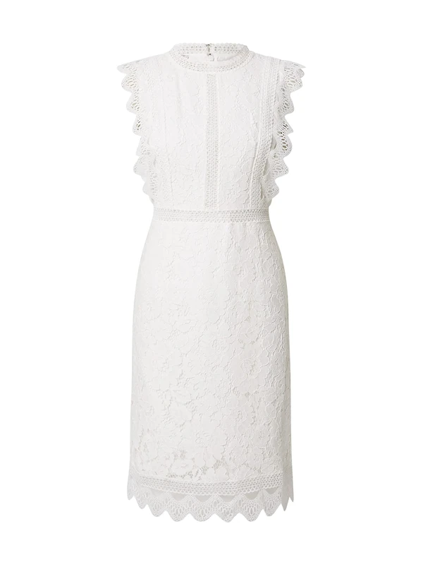 ApartFashion Women's Lace Dress, Cream, 16 - Image 1