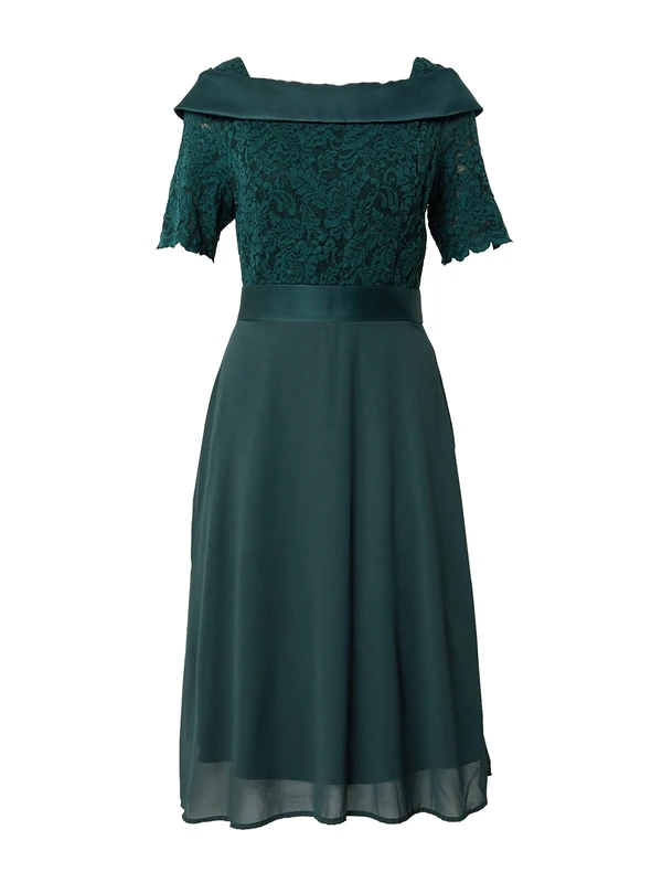 ApartFashion Women's Lace Dress, Emerald, 8 - Image 1