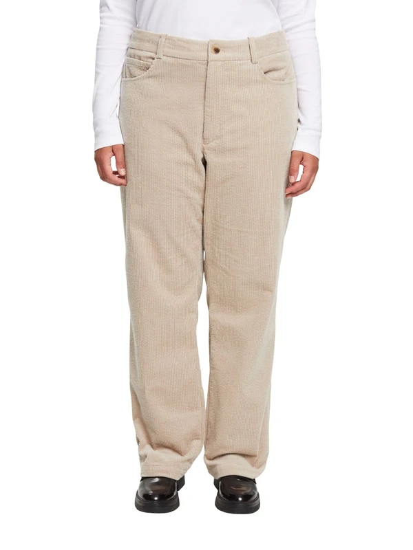ESPRIT Women's 092ee1b343 Pants, 260/Light Taupe, 36W x 28L