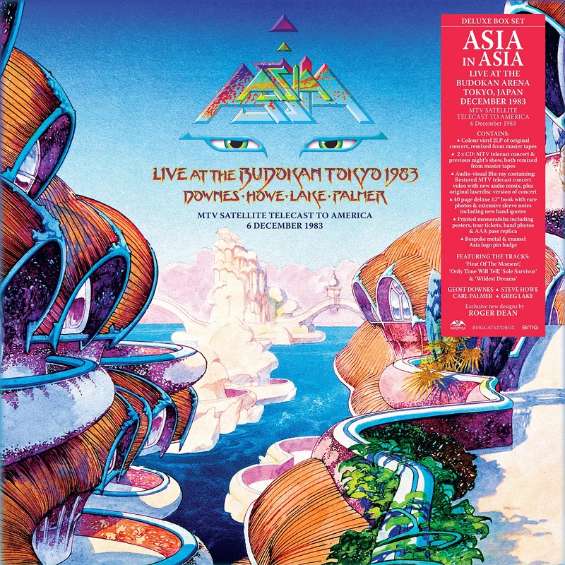 Asia In Asia - Live At The Budokan, Tokyo, 1983 (5LP Boxset) [Blu-ray] [2022]