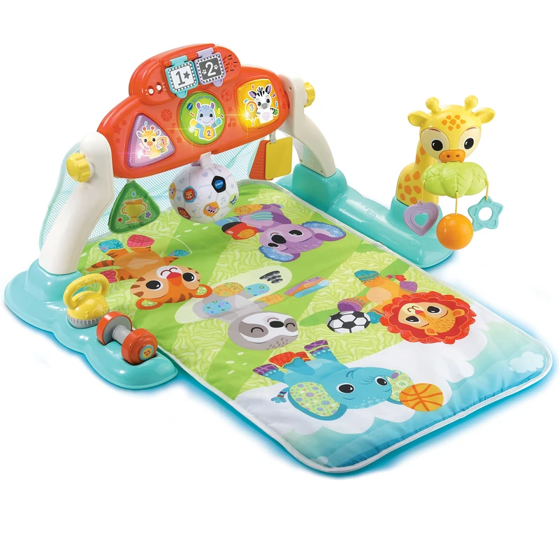 VTech 3480-550122 80-550122 Fun Jungle Gym Rug | Baby Activity Blanket +0 Months | ESP Version | Multicolor, único