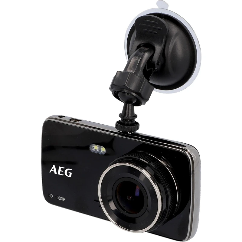AEG Dash Cam DC 2 Car Rear View Camera with IPS/WDR 4 Inch Display, Full HD, Split Screen Mode, Lane Keeping and Distance Assistant, Loop Cycle and Night Vision - Image 1