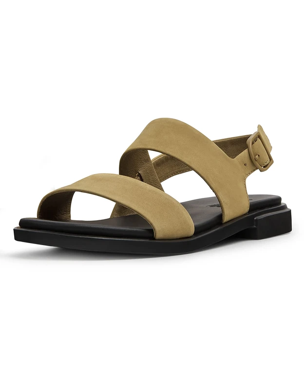 Camper Edy-K200573, flat sandals, Medium Brown,