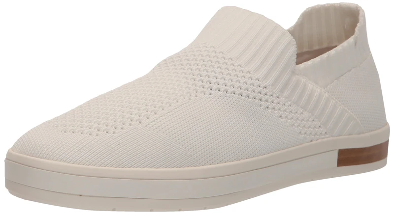 Bella Vita Women's Ramira Fashion Sneaker, White Knit, 7