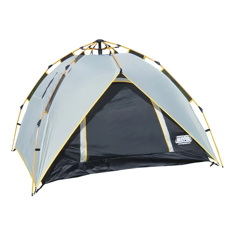 Maypole 2 Person Automatic Pop-Up Tent Festival Camping Blackout