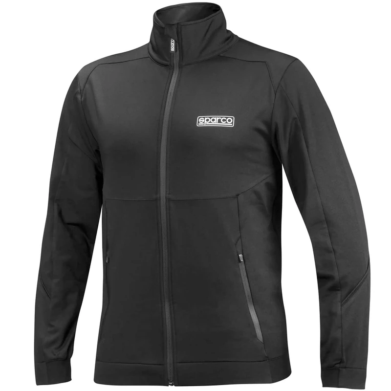 Sparco Full Zip Sweatshirt Size M Black