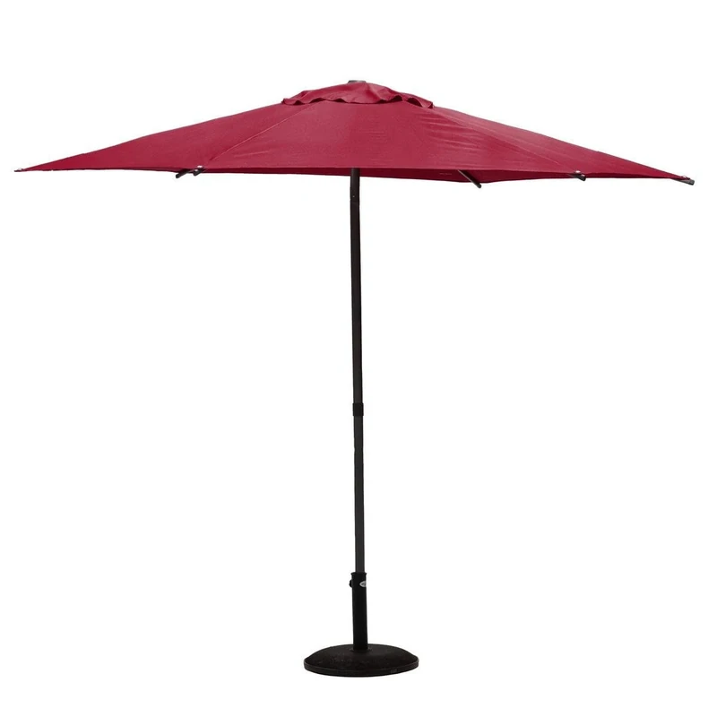 Hespéride Soya Round Parasol – Burgundy, Burgundy, design