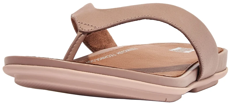 Gracie Leather Flip-Flops