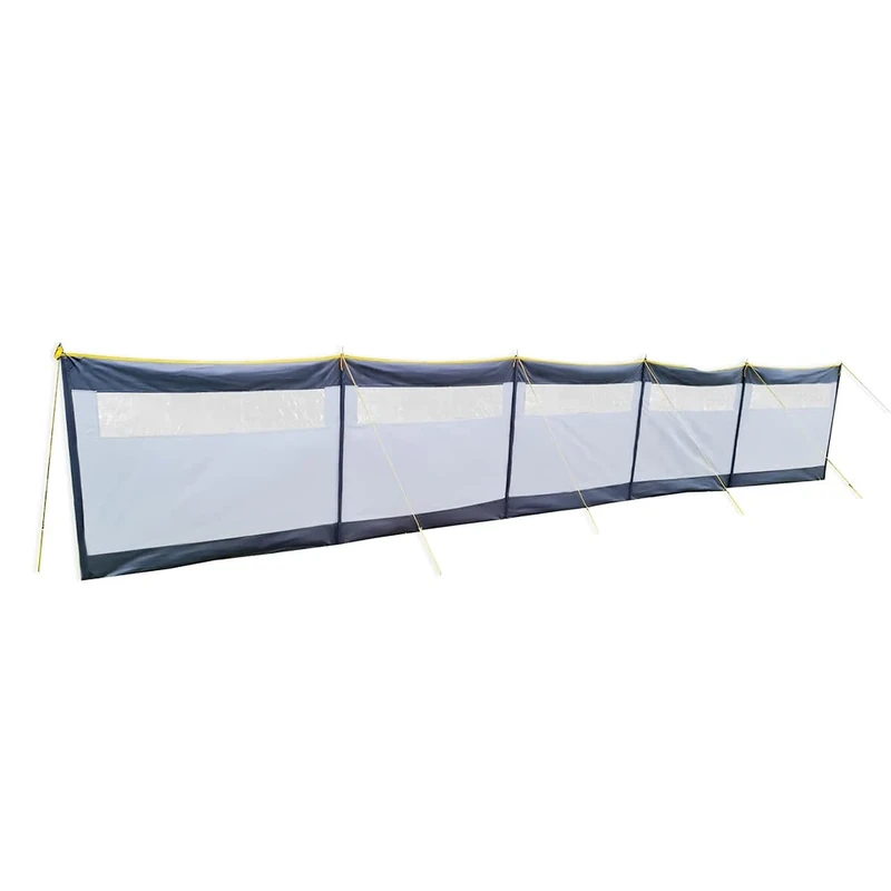 Maypole Leisure 5 Panel Steel Poled Windbreak, 8m Width