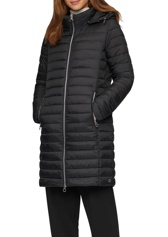 s.Oliver Women's 120.11.899.16.151.2119430 Coat, Black, 38