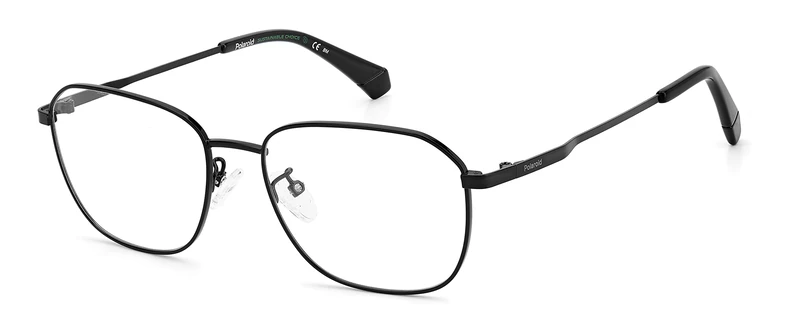 Polaroid Unisex Eyeglasses Sunglasses, 807/17 Black, 54, 807/17 Black
