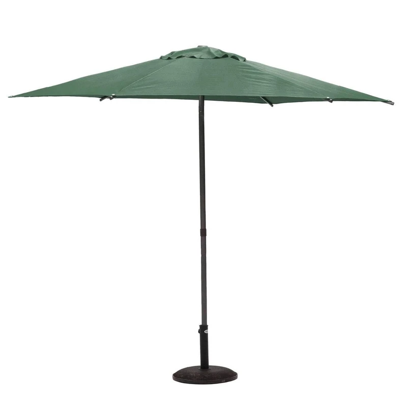 Hespéride - Round Straight Parasol Soya Olive Green, One Size, L, Design