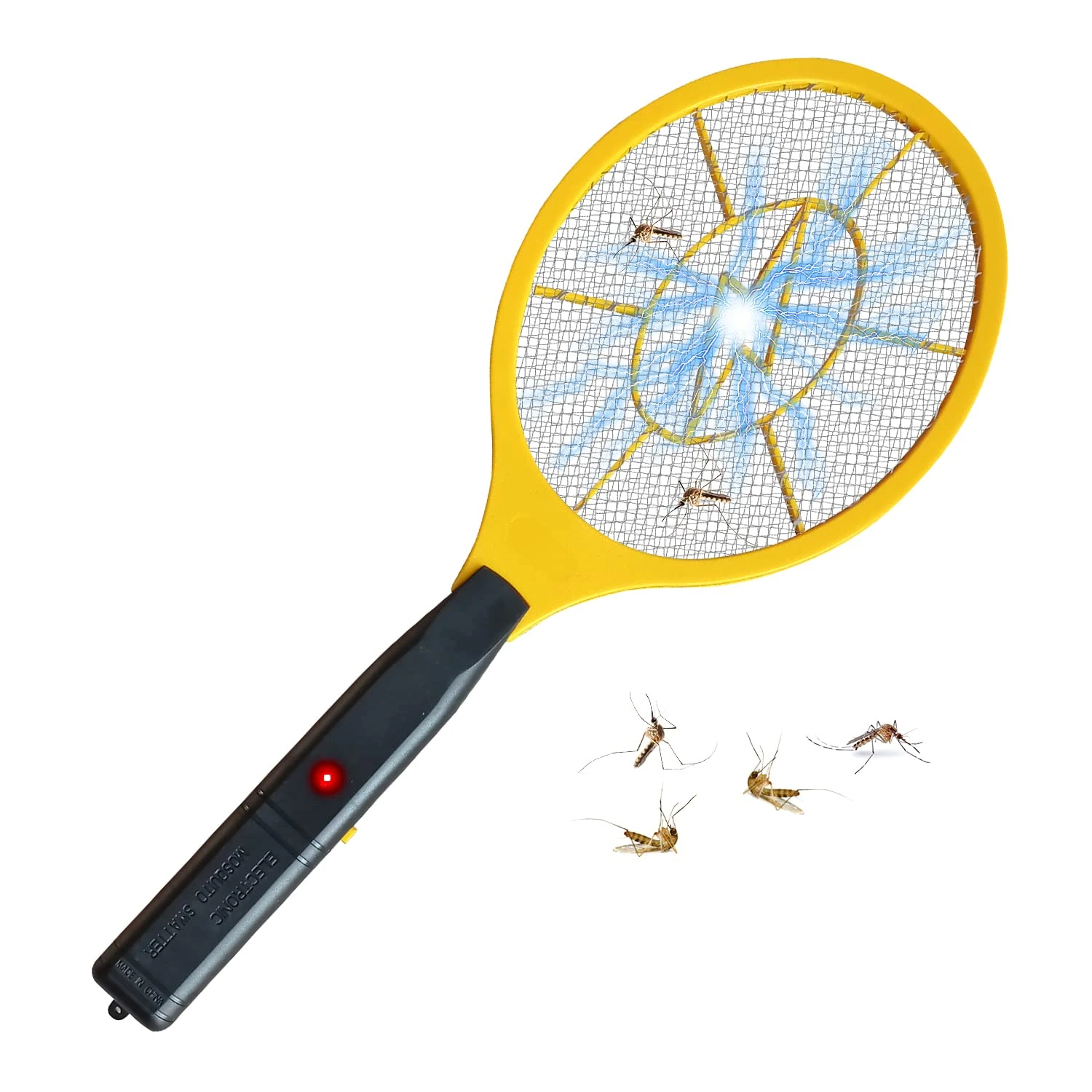KK'S GLAMS Electric Fly Swatter Bug Zapper Battery Operated Flies killer Indoor & Outdoor Pest Control Mosquito and Insect Catcher Racket