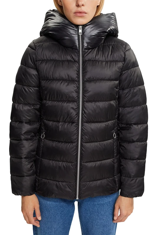 ESPRIT Women's 072ee1g308 Jacket, 001/Black, XS