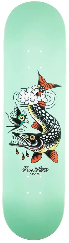 Fish Series Queens Pike Skateboard Deck - 8.375 x 32