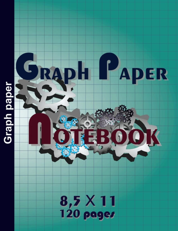 Graph paper notebook: 8,5 X 11 120 pages