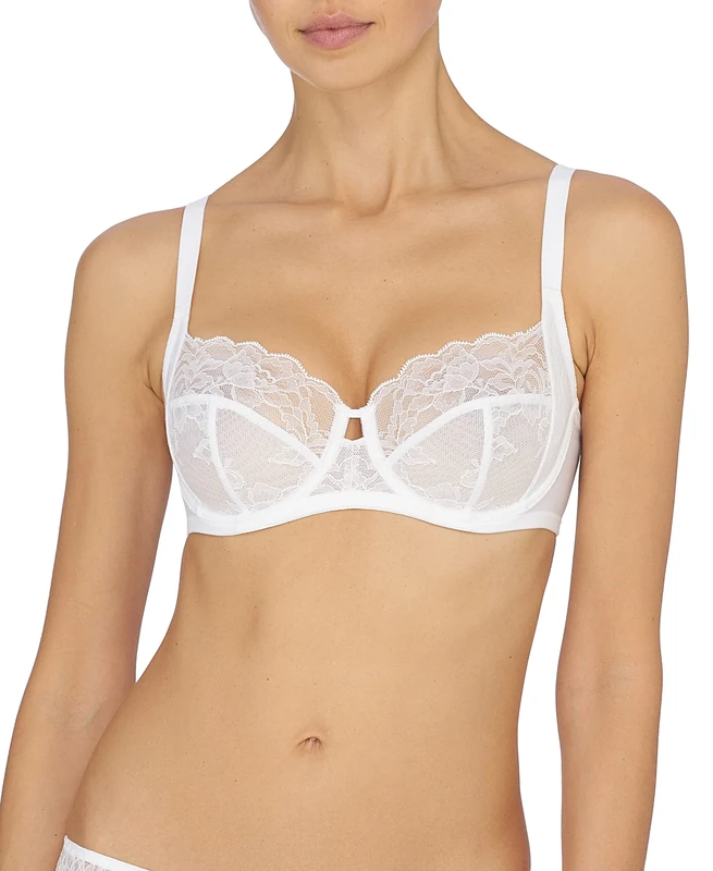 Natori Women's Statement Full Figure Underwire Bra, White, 30C