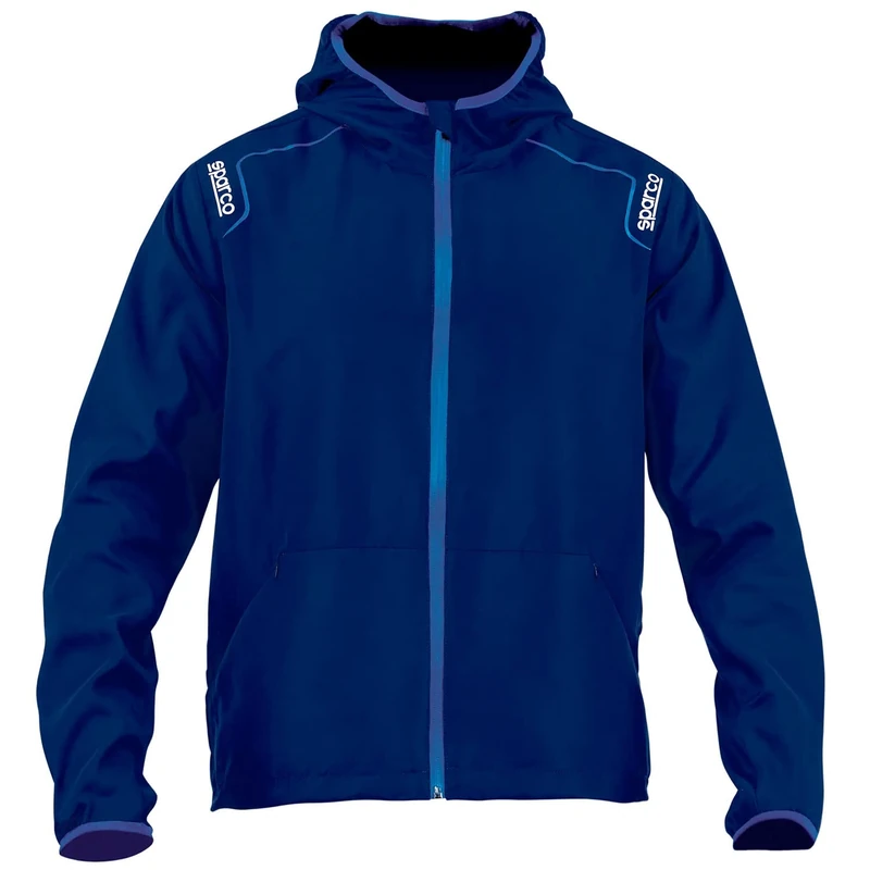 Sparco Windbreaker Jacket, Blue, S Unisex Adult