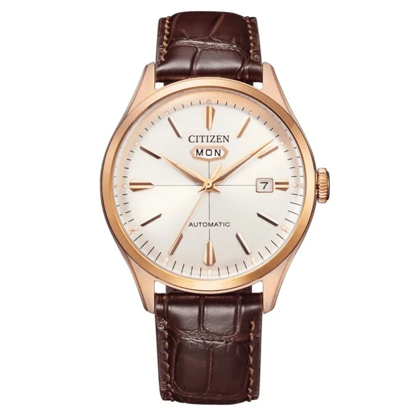 CITIZEN Analog NH8393-05A, Brown, 0, Strap
