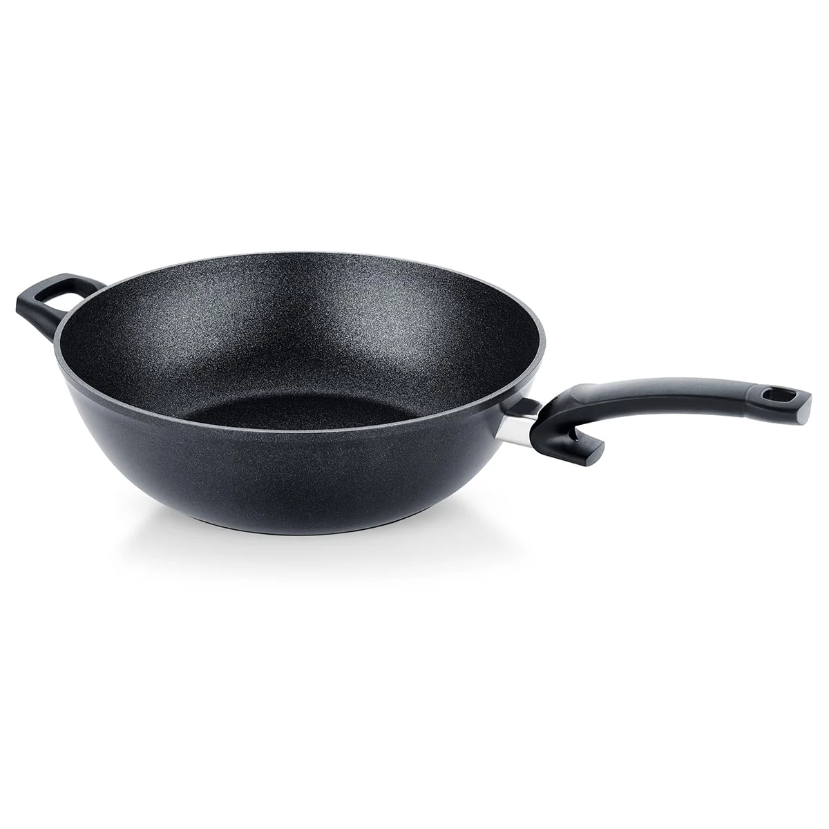 Fissler Adamant/Aluminium Wok, Serving Pan (Diameter 32 cm - 6 litres), Coated, Non-Stick Coating, High Rim, Scratch-Resistant, Induction