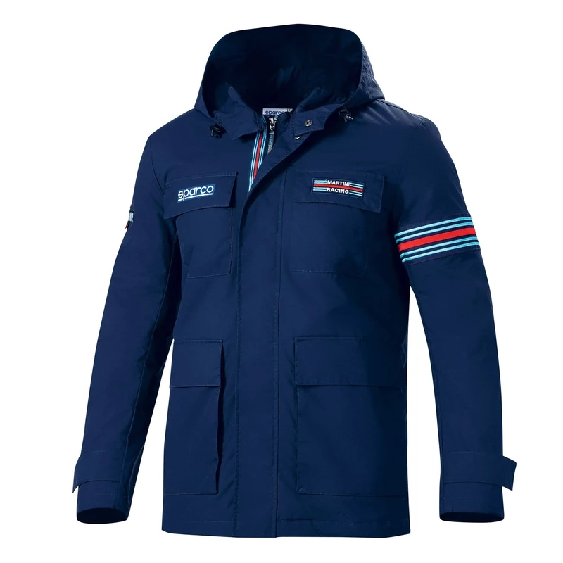Sparco De Campo Martini Jacket, Blue, XL Unisex Adult