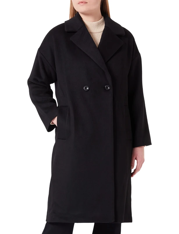 Noa Noa Women's CeciliaNN Coat, Black, 40