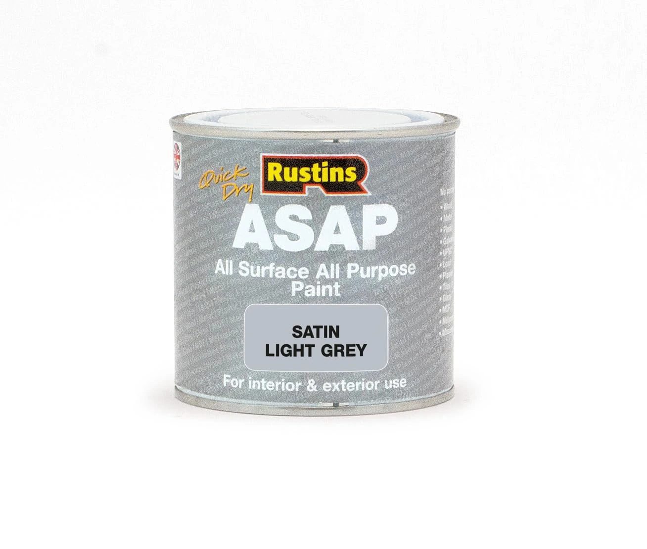 RUSTINS ASAP Light Grey 250ml (ASAPLG250)