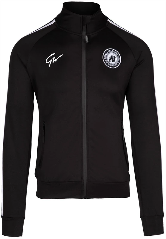 Gorilla Wear Men's Stratford Track Jacket Training, Black, XXL