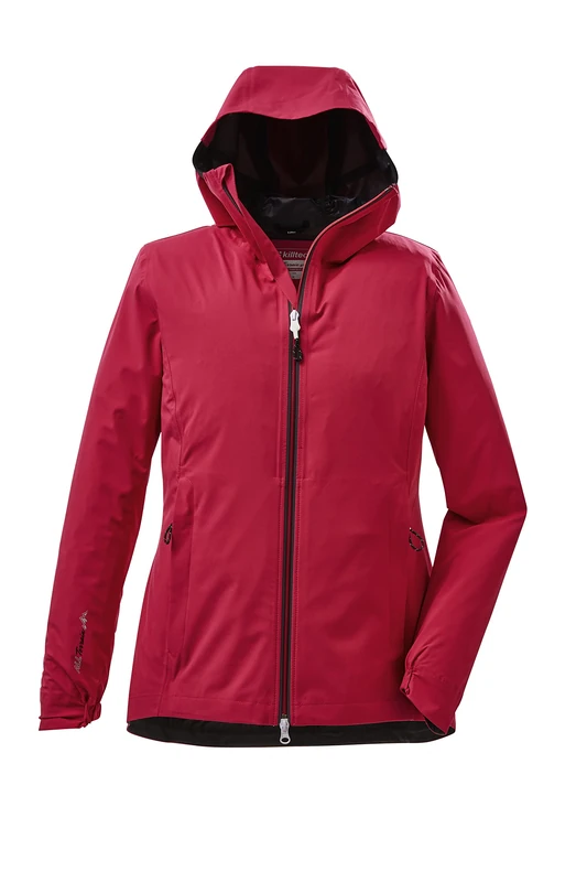 Killtec Women's Kos 21 Wmn Jckt 2 1/2 Layer Functional Jacket with Hood, Rose, 46 (EU)