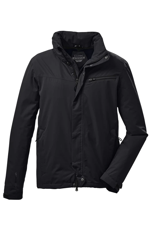 Killtec KOS 26 MN JCKT 38288-000 Men's Functional Jacket with Roll-Up Hood Black XXL