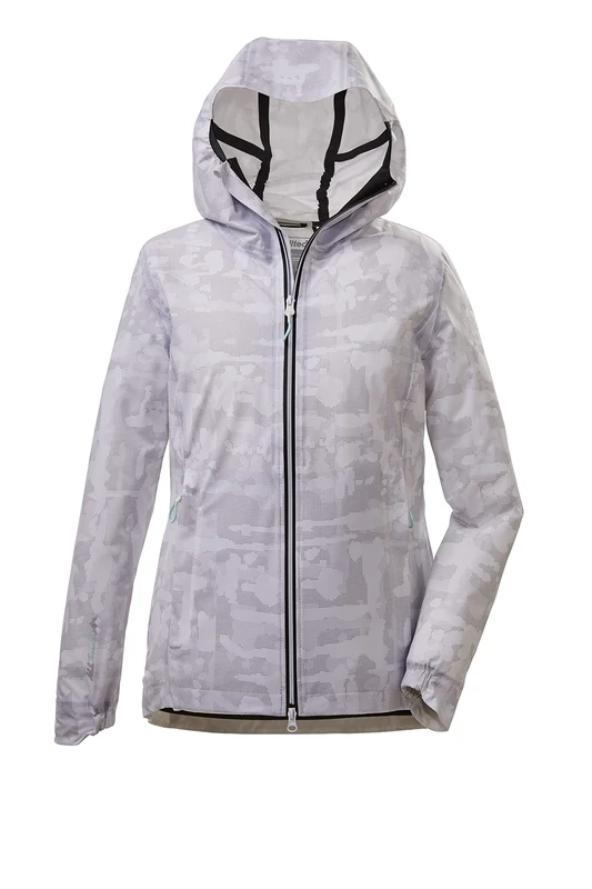 Killtec Women's Kos 22 Wmn Jckt 2 1/2 Layer Functional Jacket with Hood, White, 38