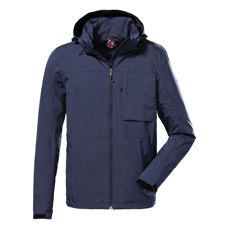 Killtec Men's Kos 106 Mn Jckt Functional Outdoor Jacket with Zip-Off Hood, darkblue, L