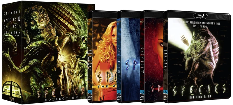 Species 1-4 Collector's Deluxe Edition [Blu-ray] [2022]