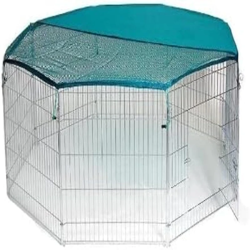 BUNNY BUSINESS 8 Panel Rabbit and Guinea Pig Play Pen - XL