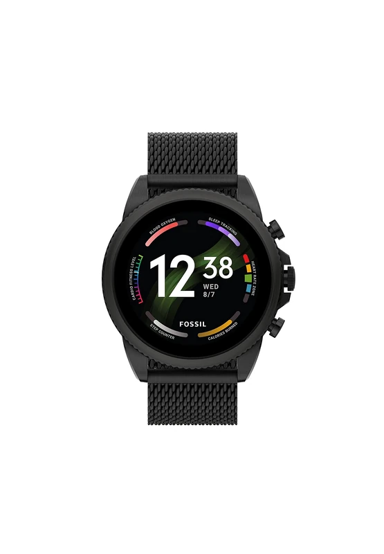Fossil Gen 6 Smartwatch - 44mm Black Stainless Steel FTW4066