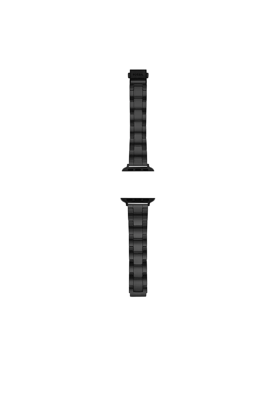 Fossil Band Compatible with Apple Watch, 38/40/41 mm - 18 mm Black Ceramic, S380013 - Image 1