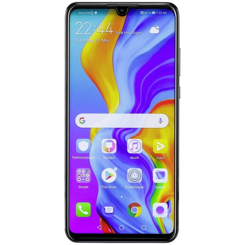 Huawei P30 Lite Dual SIM 128GB 4GB RAM - Black (Renewed)